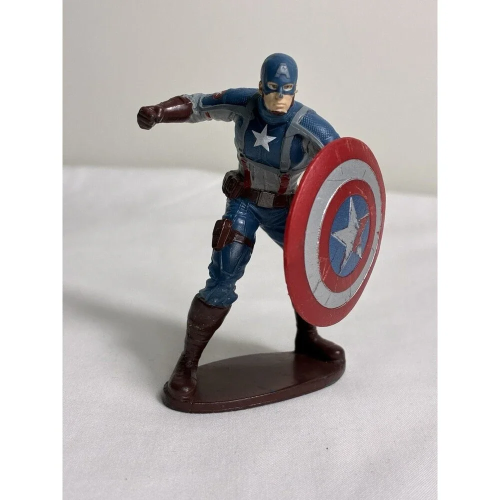 Marvel Captain America Figure Cake Topper 3.5